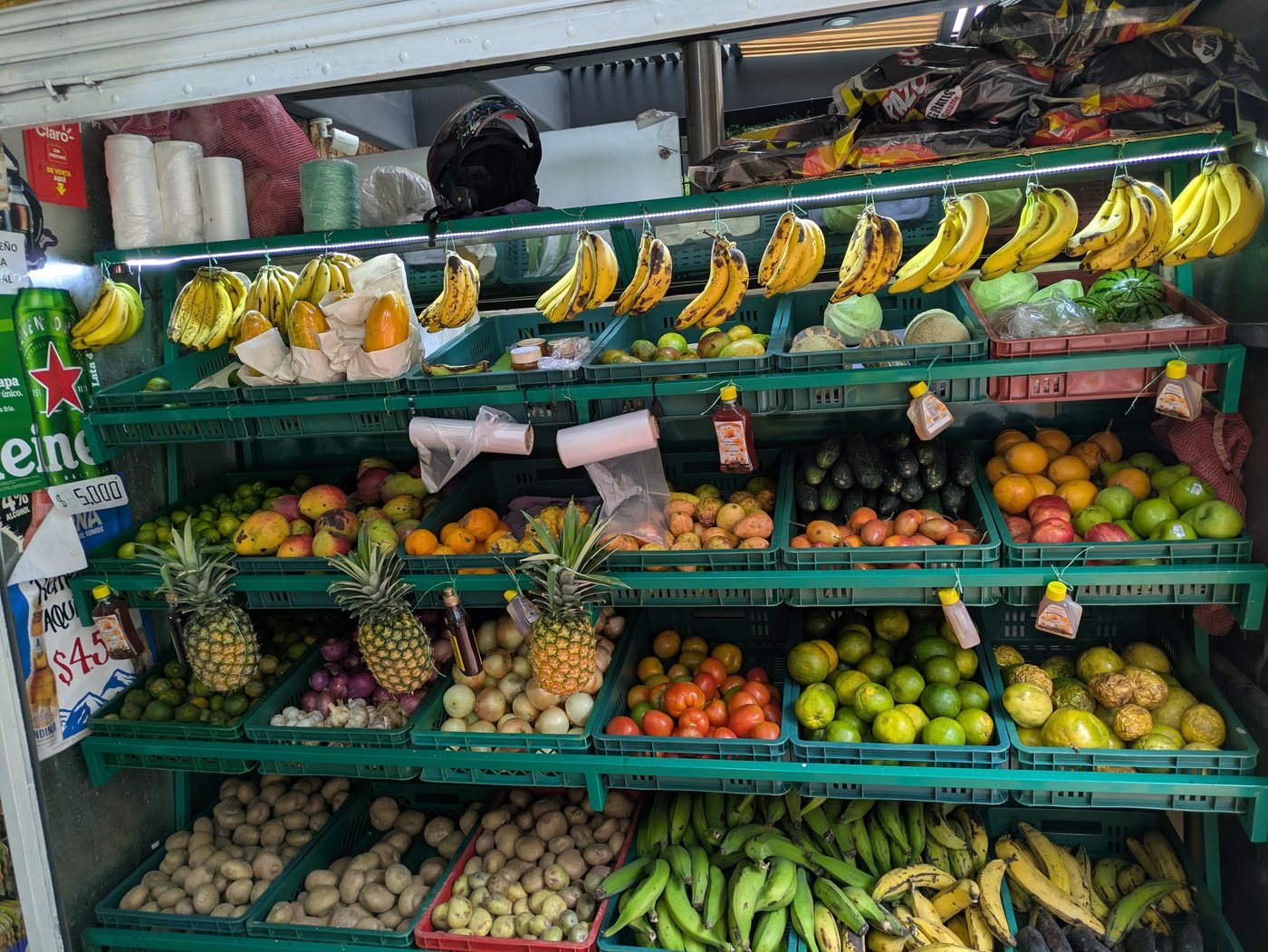 Frutas y verduras frescas